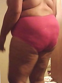 Lewd older businesswomen are posing seminaked