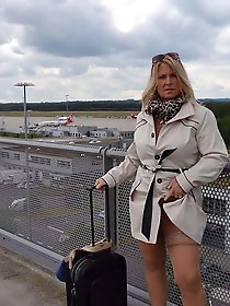 Elegant older housewife in her solo play