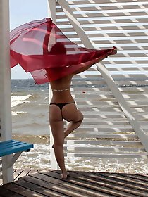 On the Kuchugury beach