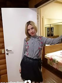 Hot wife spreads her pretty pink pussy