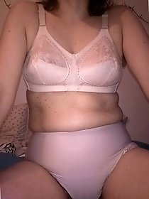 Chubby strumpet is covered with cum