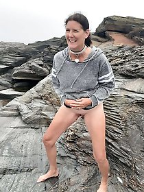 Naughty mademoiselle having massive boobs