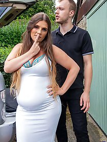 Big breasted mom Dani cheating with young boy